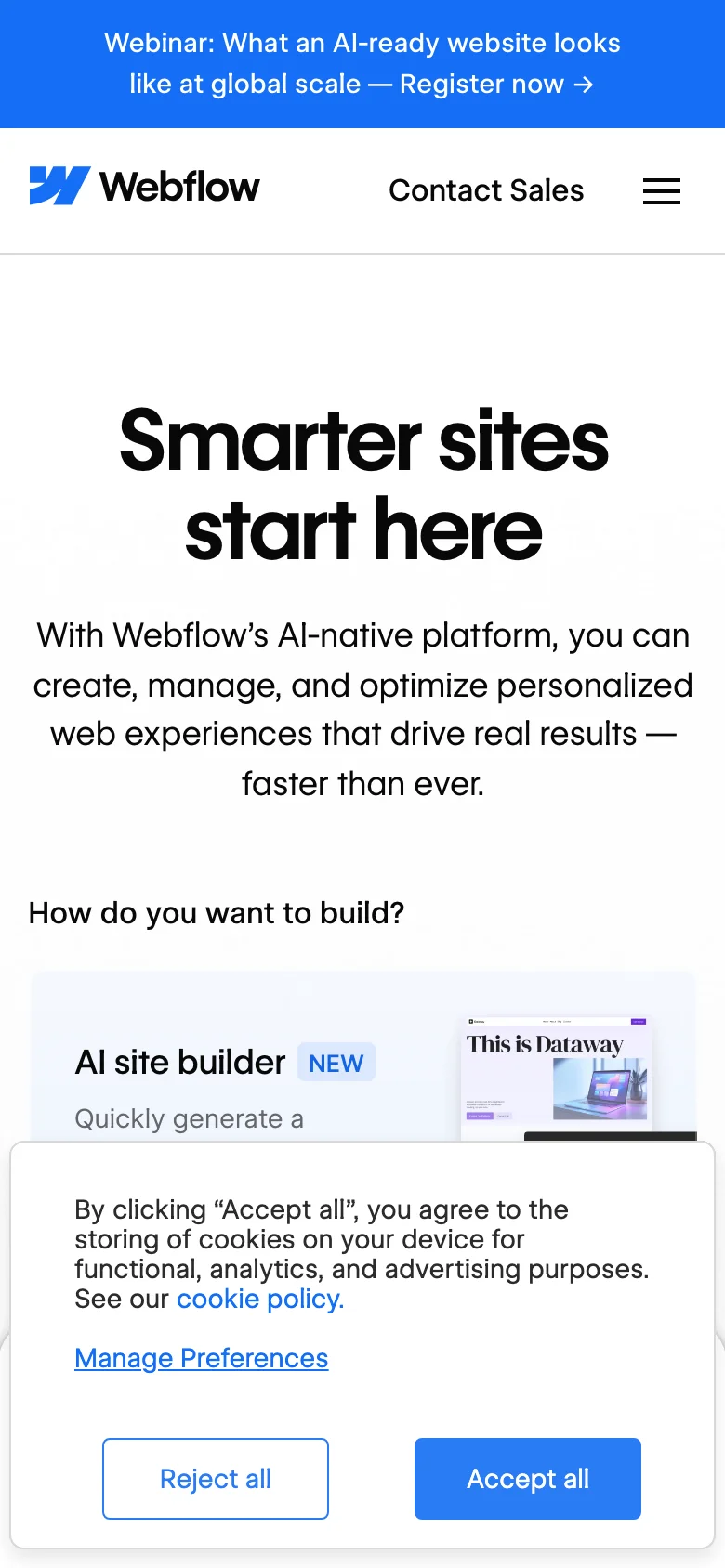 Webflow — الجوال
