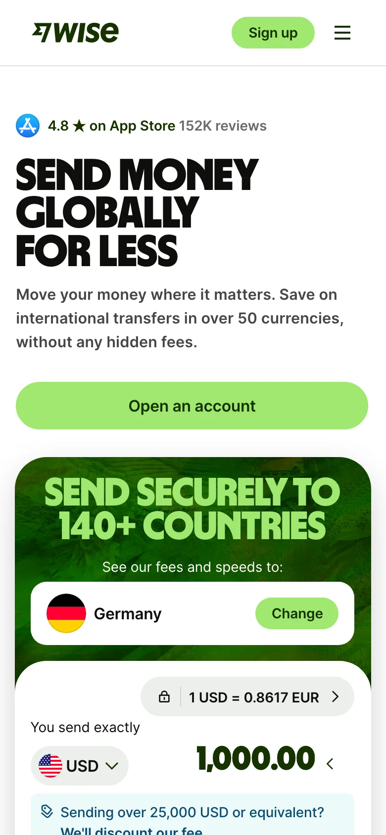 Wise — الجوال