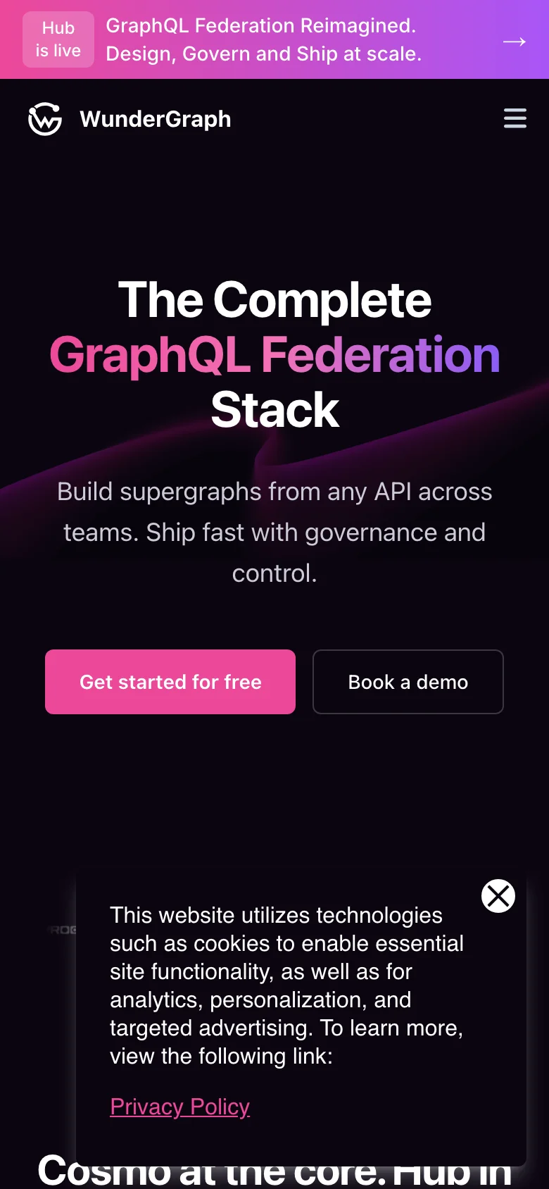 WunderGraph — Mobile